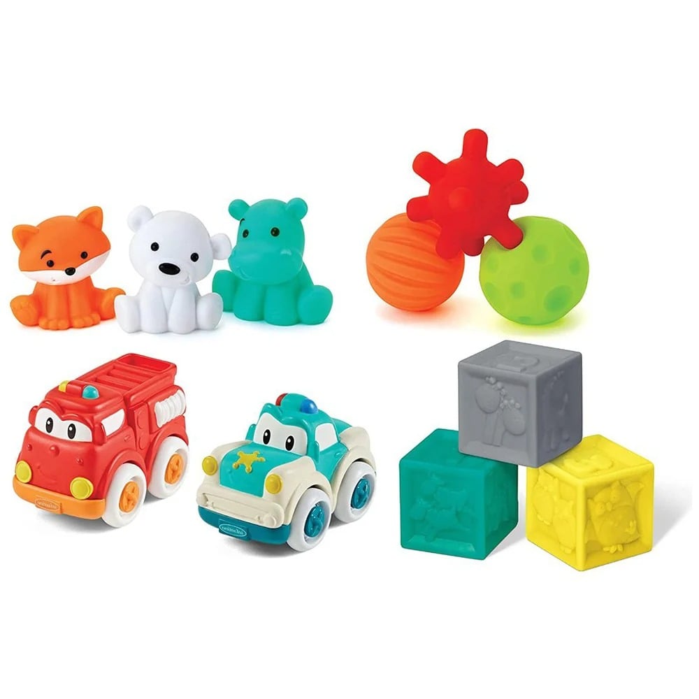 Mon premier coffret de jouets sensoriels 8 pièces MULTICOLORE Infantino