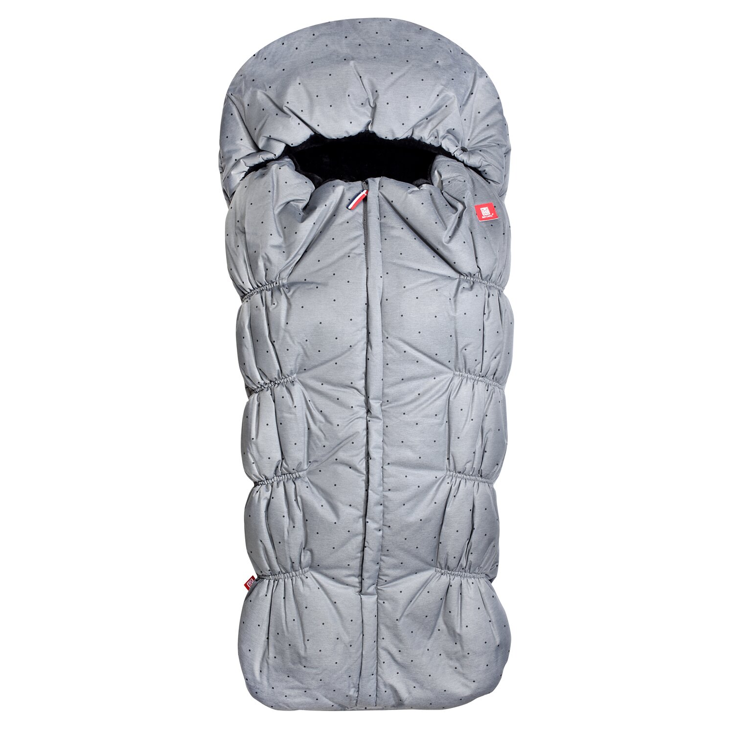 Chancelière 6-24m grise à pois