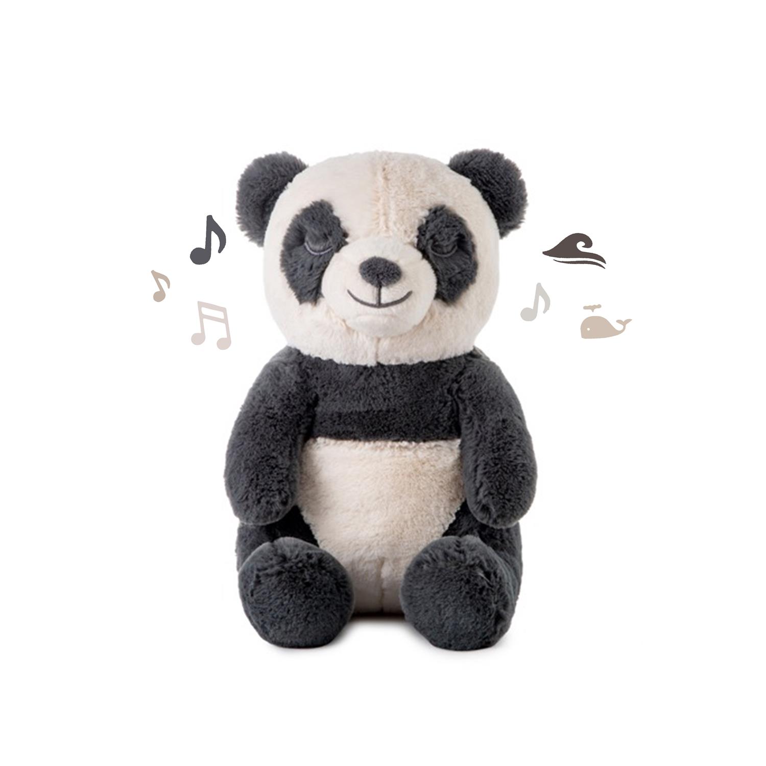Peluche veilleuse Peaceful Panda GRIS Cloud b