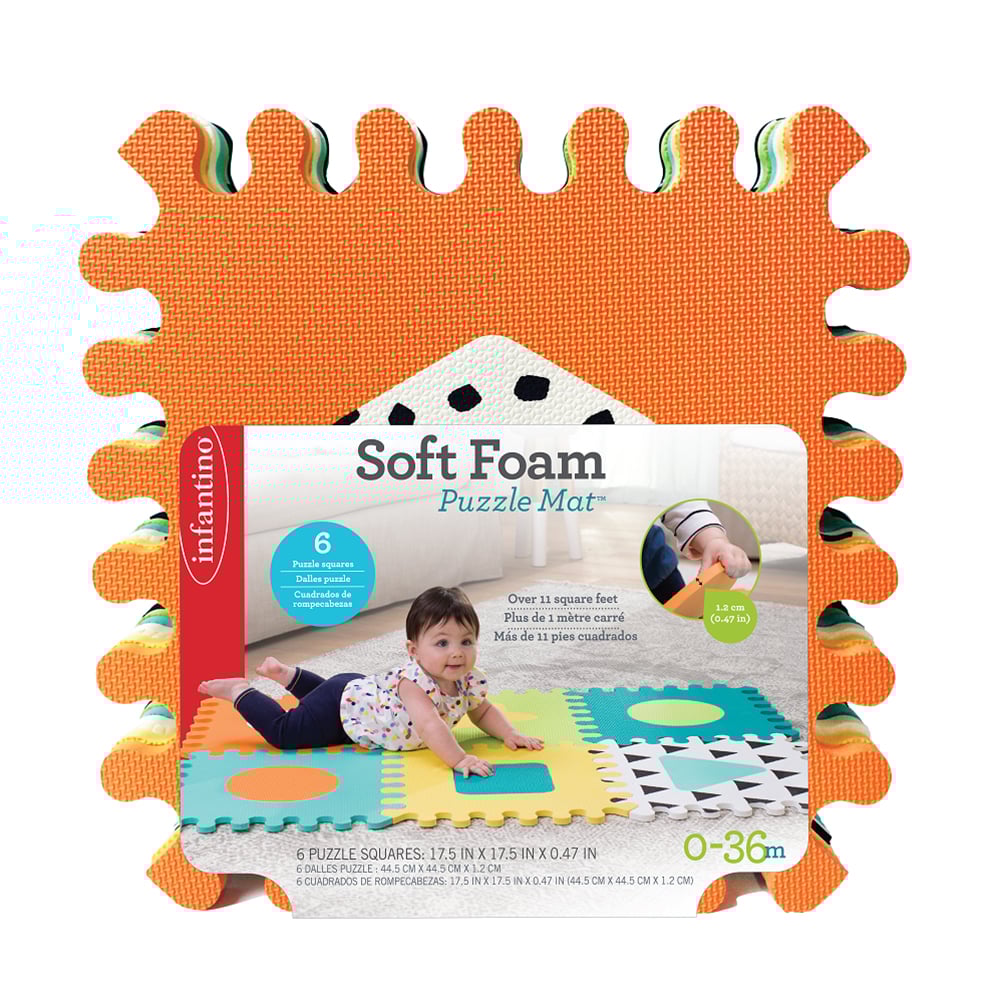 6 dalles en mousse MULTICOLORE Infantino