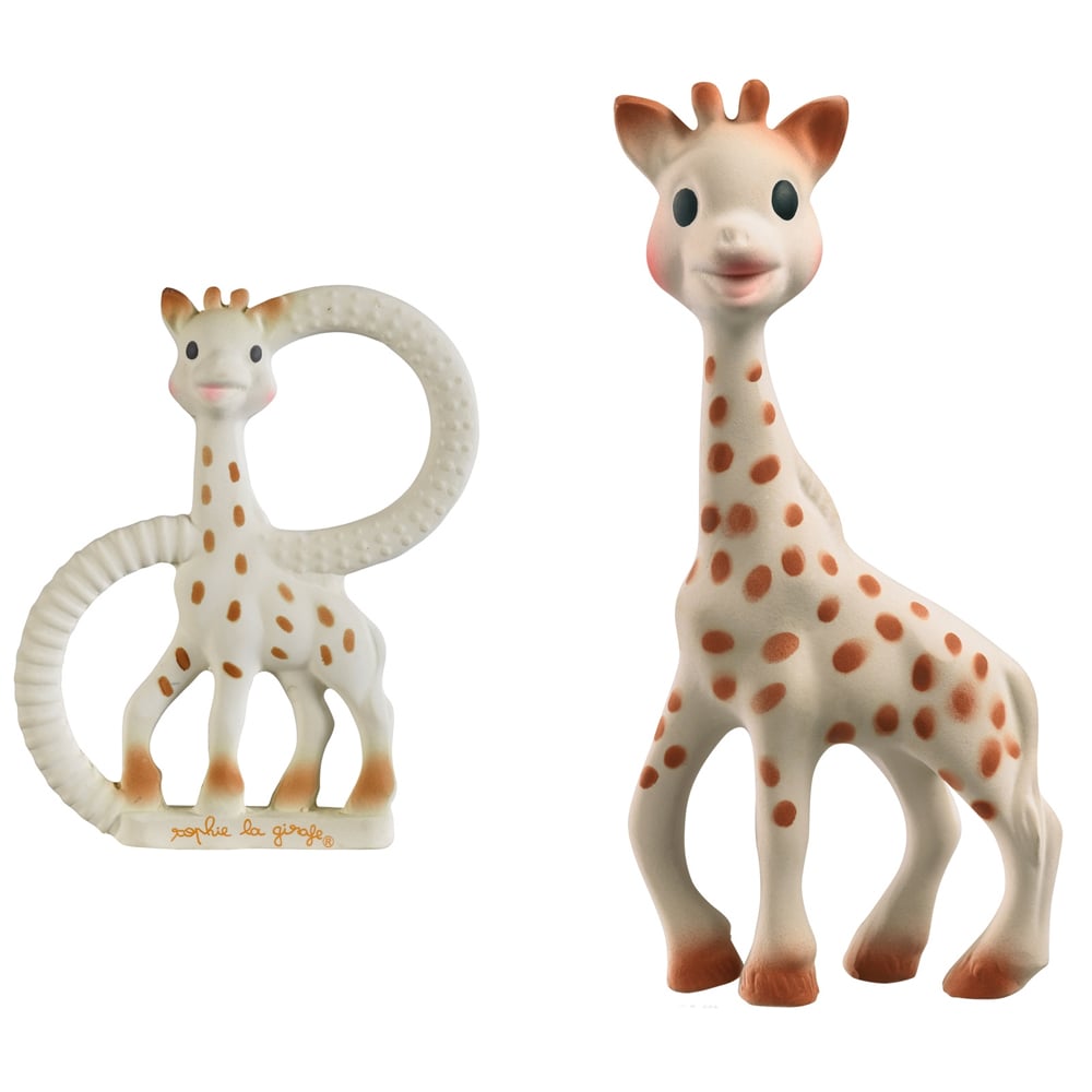Coffret jouet et hochet BEIGE Sophie la girafe