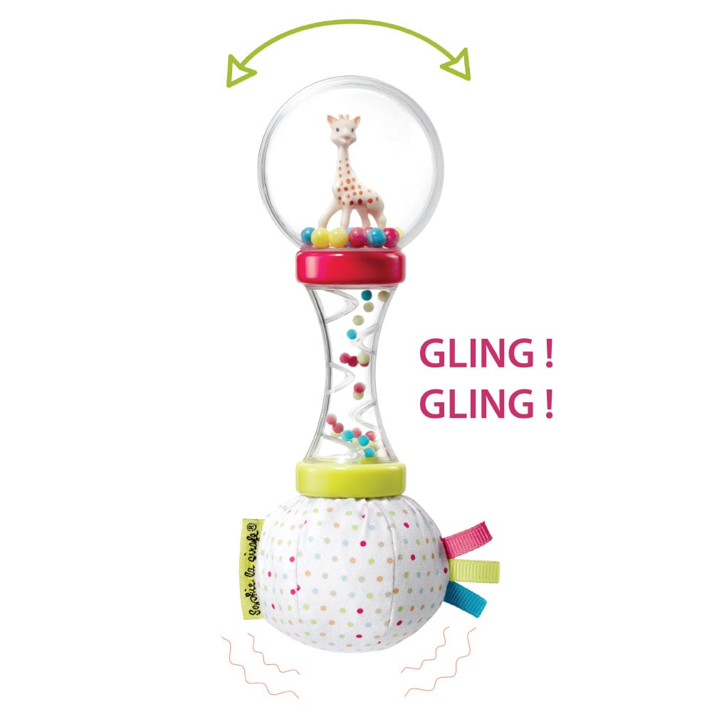 Hochet Soft Maracas MULTICOLORE Sophie la girafe