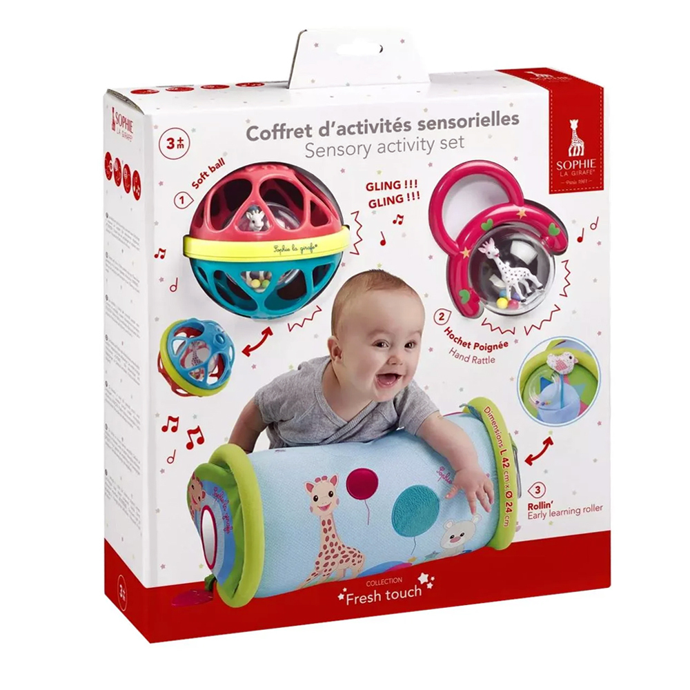 Coffret d'activités sensorielles MULTICOLORE Sophie la girafe