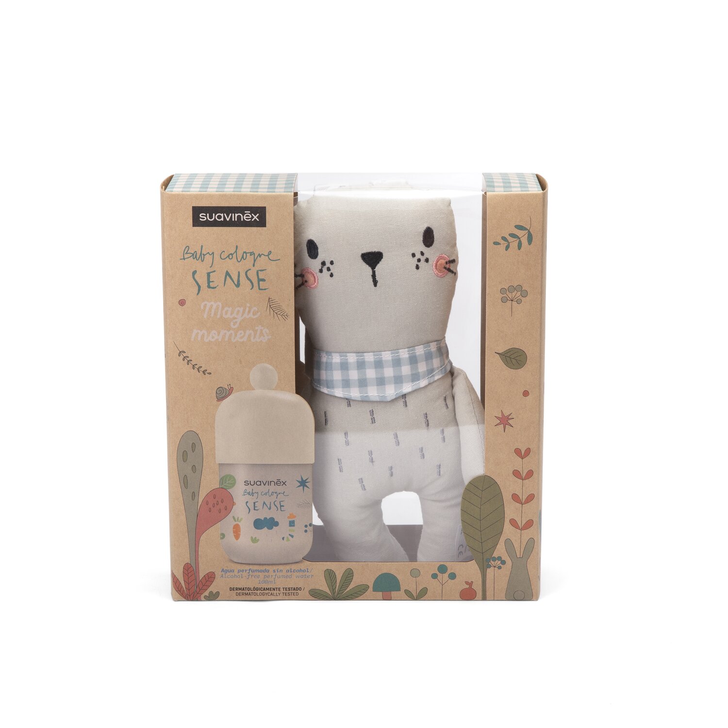 Coffret Baby Cologne Sense avec peluche