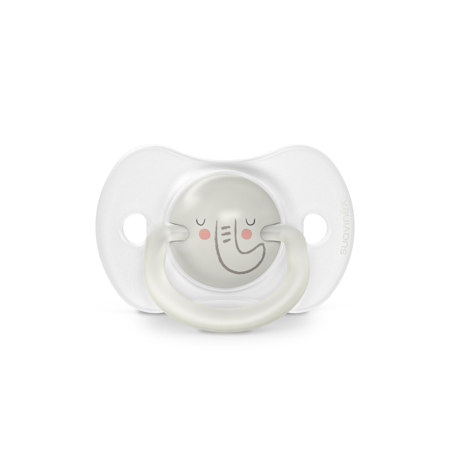 Lot de 2 sucettes phosphorescentes SX Pro 6/18M Night and Day Elephant