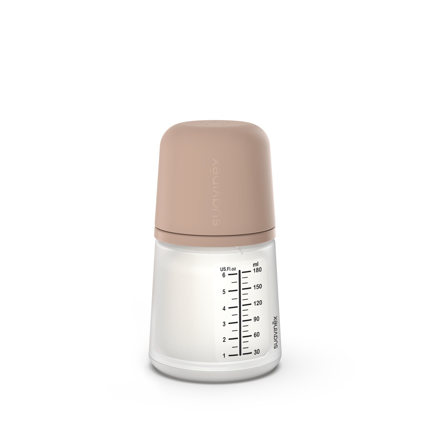 Biberon anti-colique ZERO.ZERO 180 ml - Spécial Allaitement Almond