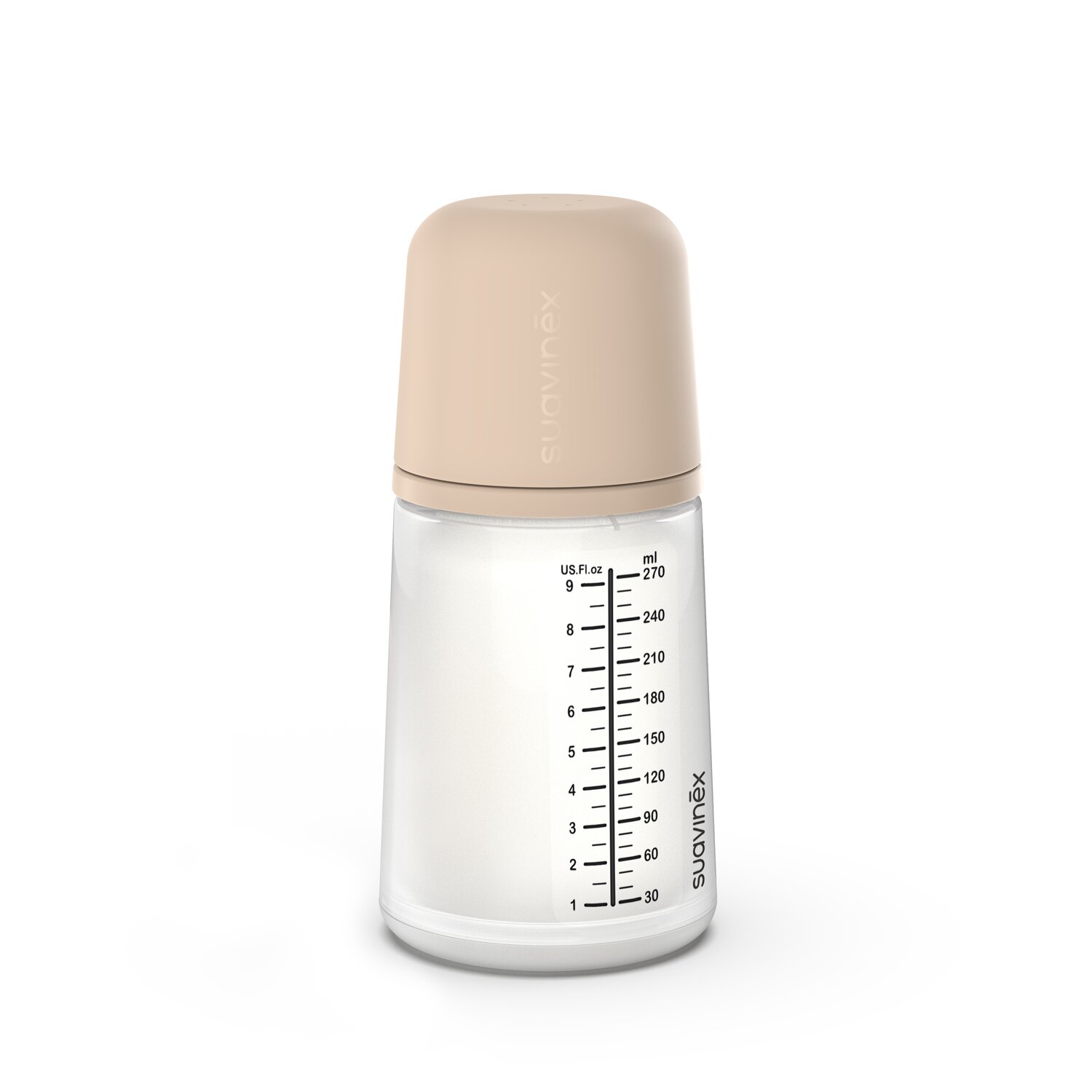 Biberon anti-colique ZERO.ZERO 270 ml - Débit Moyen Sand