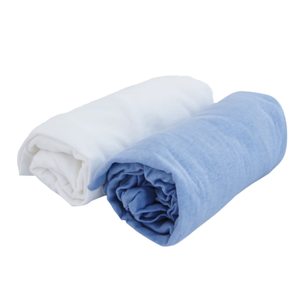 2 draps housse Jersey MULTICOLORE Domiva