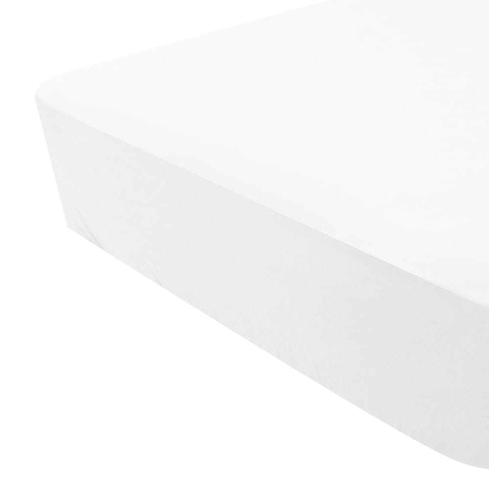 Drap housse Jersey BLANC Domiva