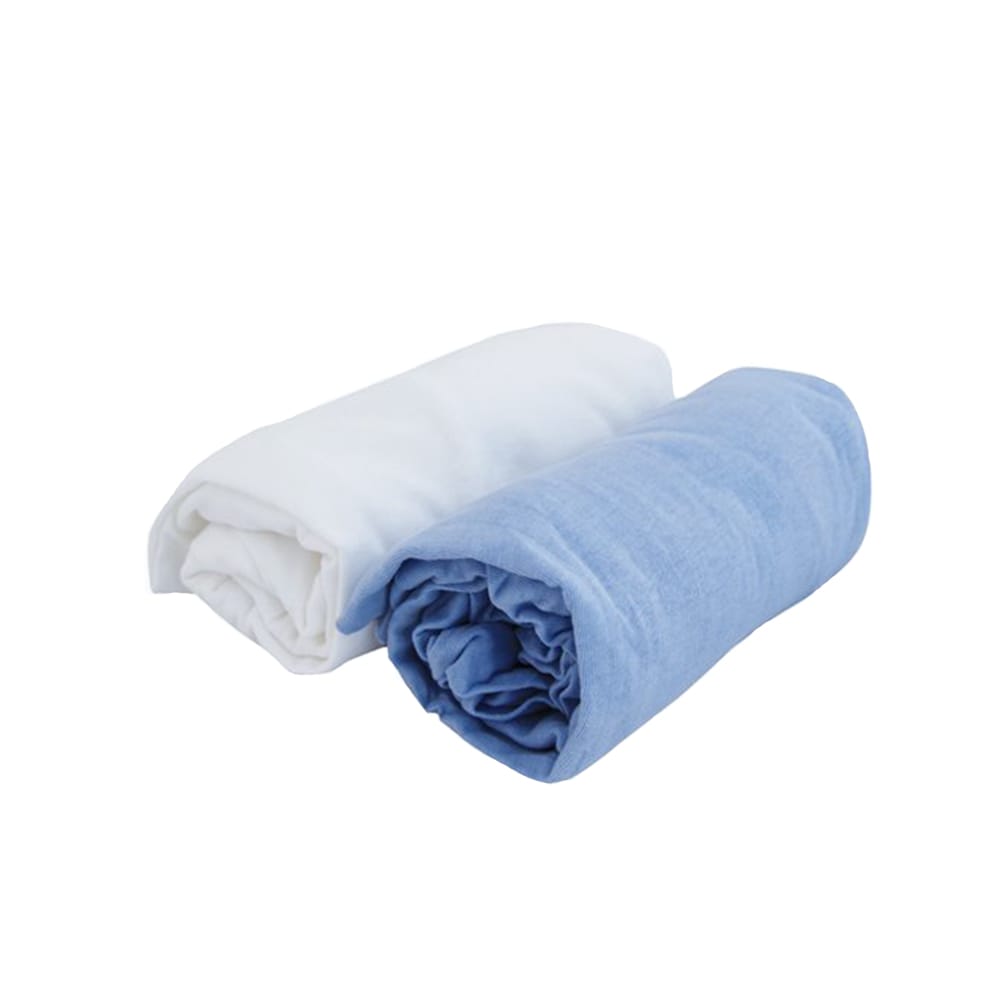 2 draps housse Jersey MULTICOLORE Domiva