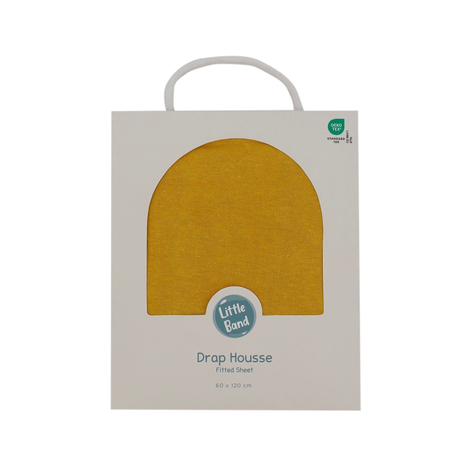 Drap housse jersey MARRON Little Band