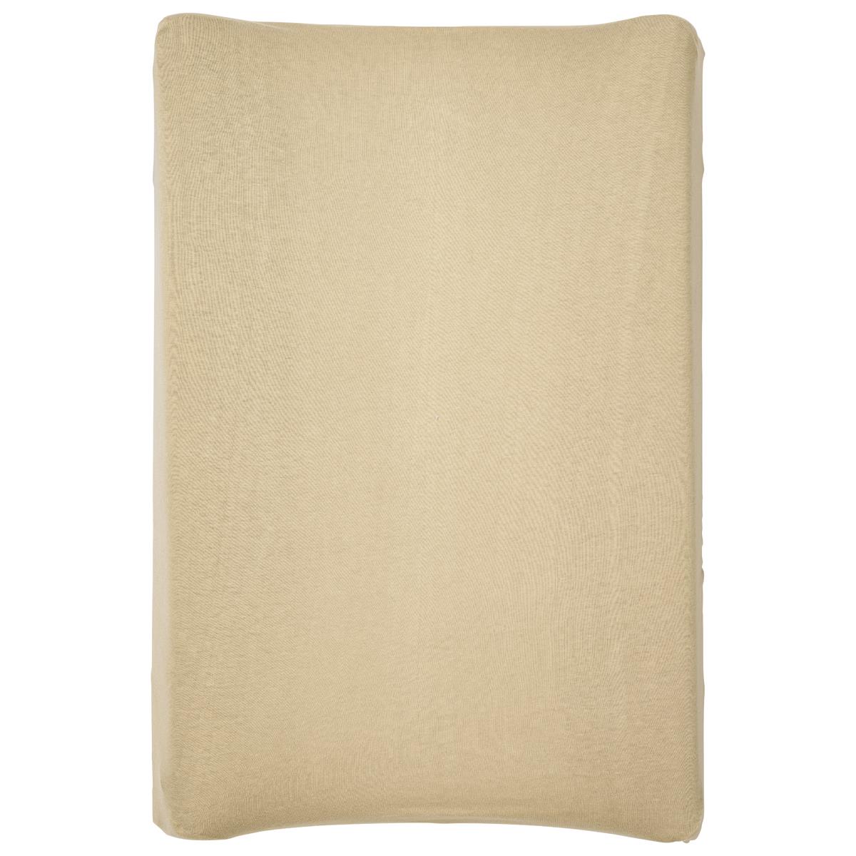 Housse de matelas à langer éponge BEIGE Little Band