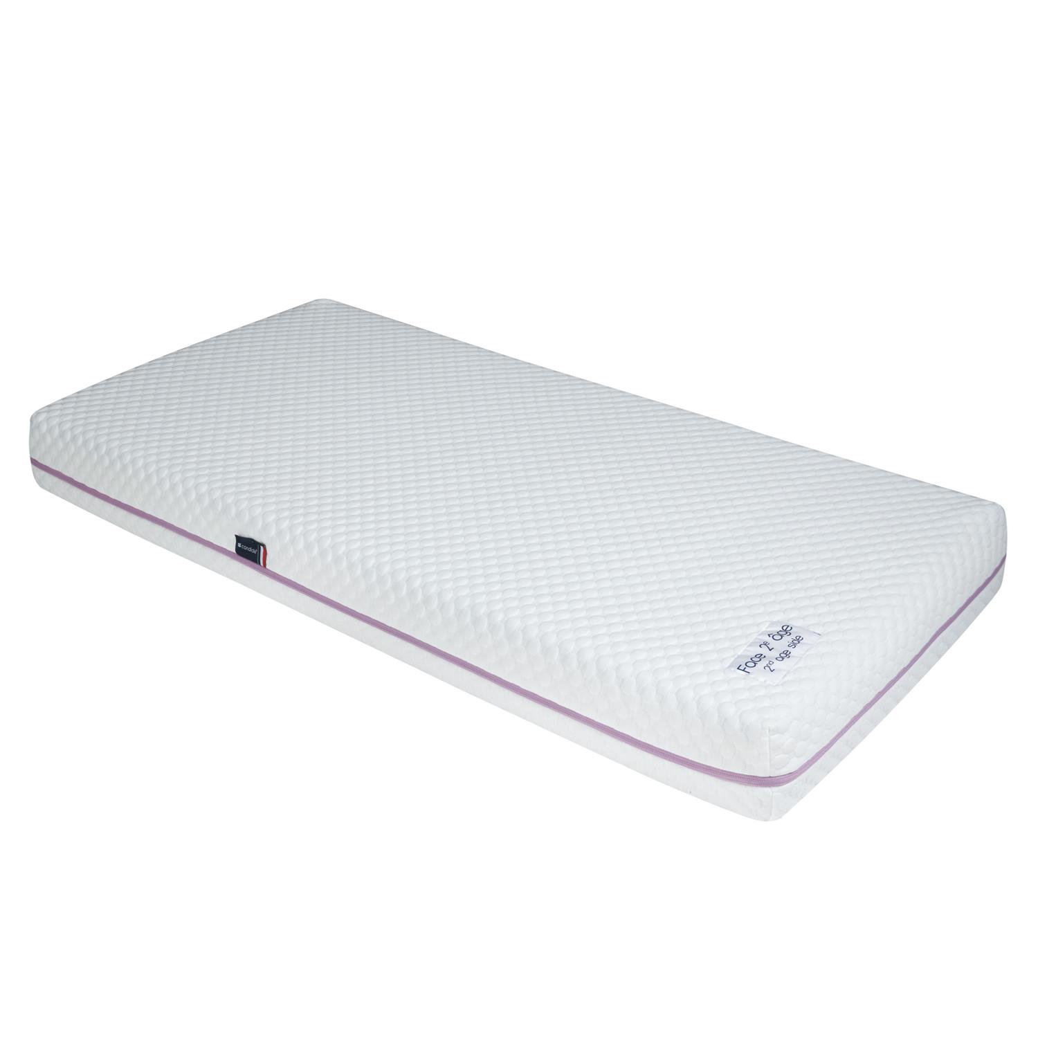 Matelas evolutif Bien-être déhoussable BLANC Candide