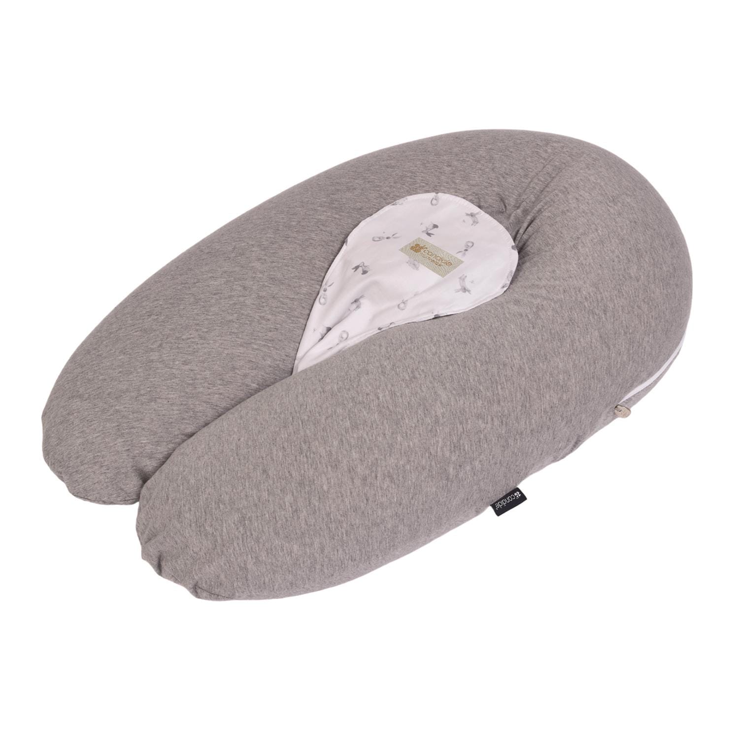 Coussin de maternité multirelax Jersey GRIS Candide