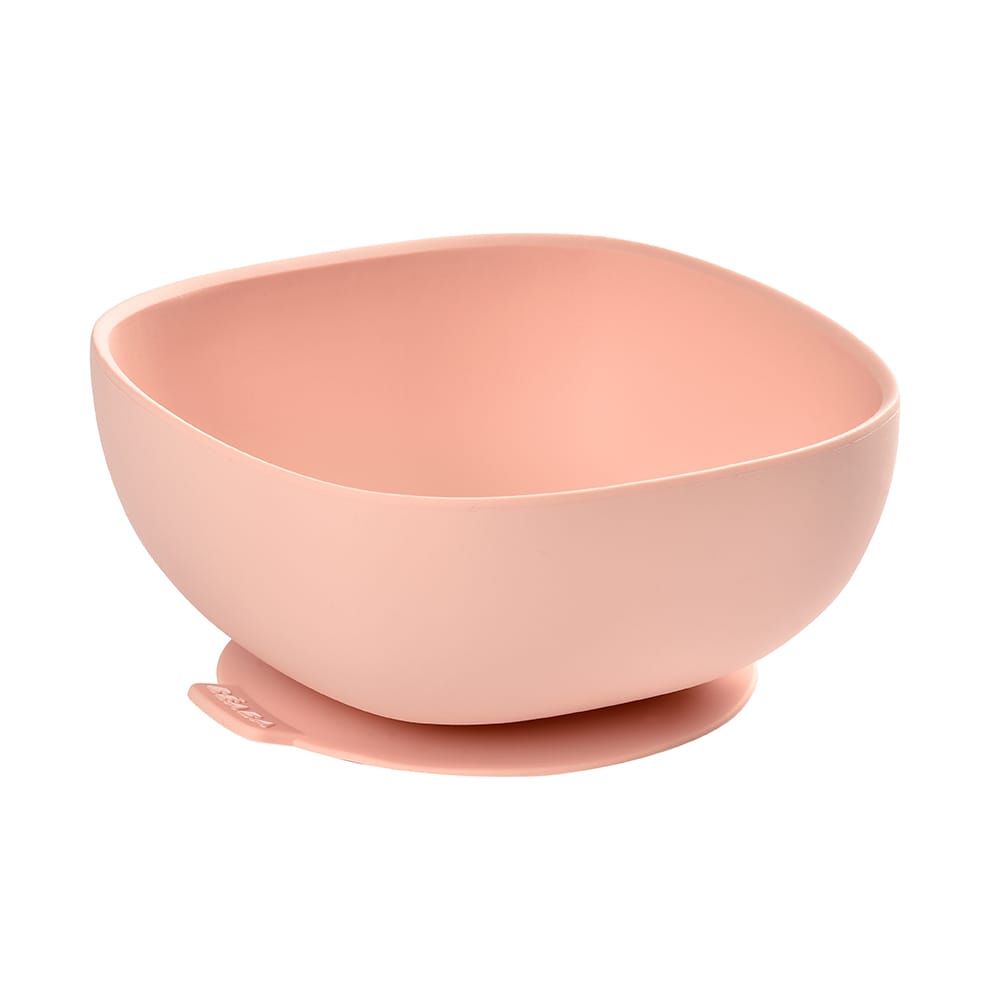 Bol silicone avec base ventouse ROSE Béaba