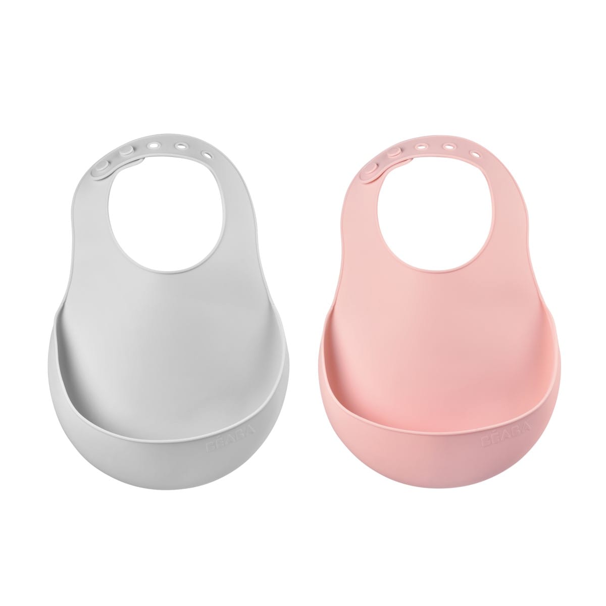 2 bavoirs silicone MULTICOLORE Béaba