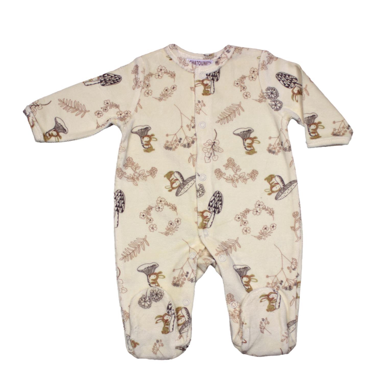 Pyjama Foret BEIGE Les Chatounets