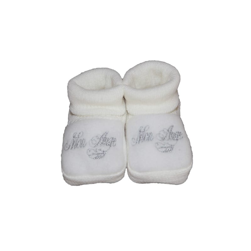 Chaussons Mon ange BLANC Les Chatounets