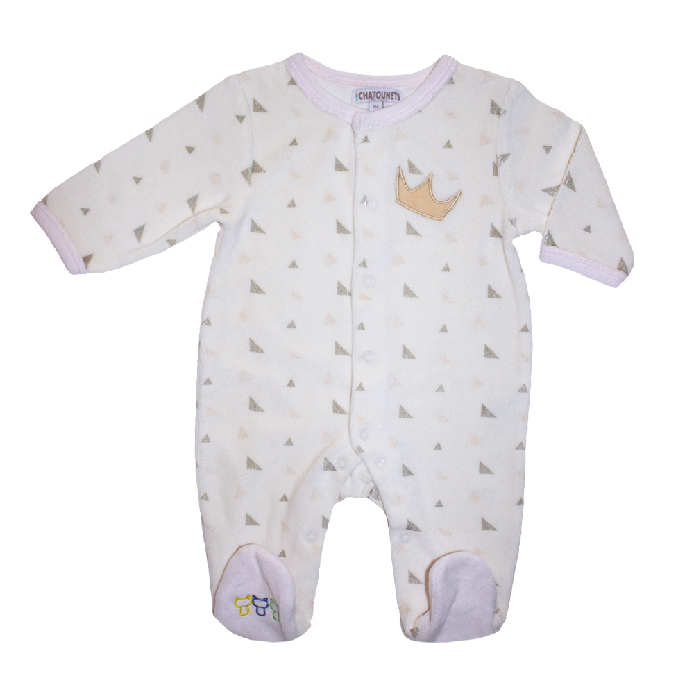 Pyjama couronne ROSE Les Chatounets