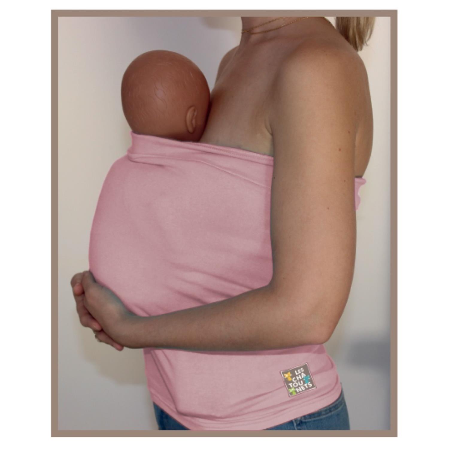 Bandeau peau à peau ROSE Les Chatounets
