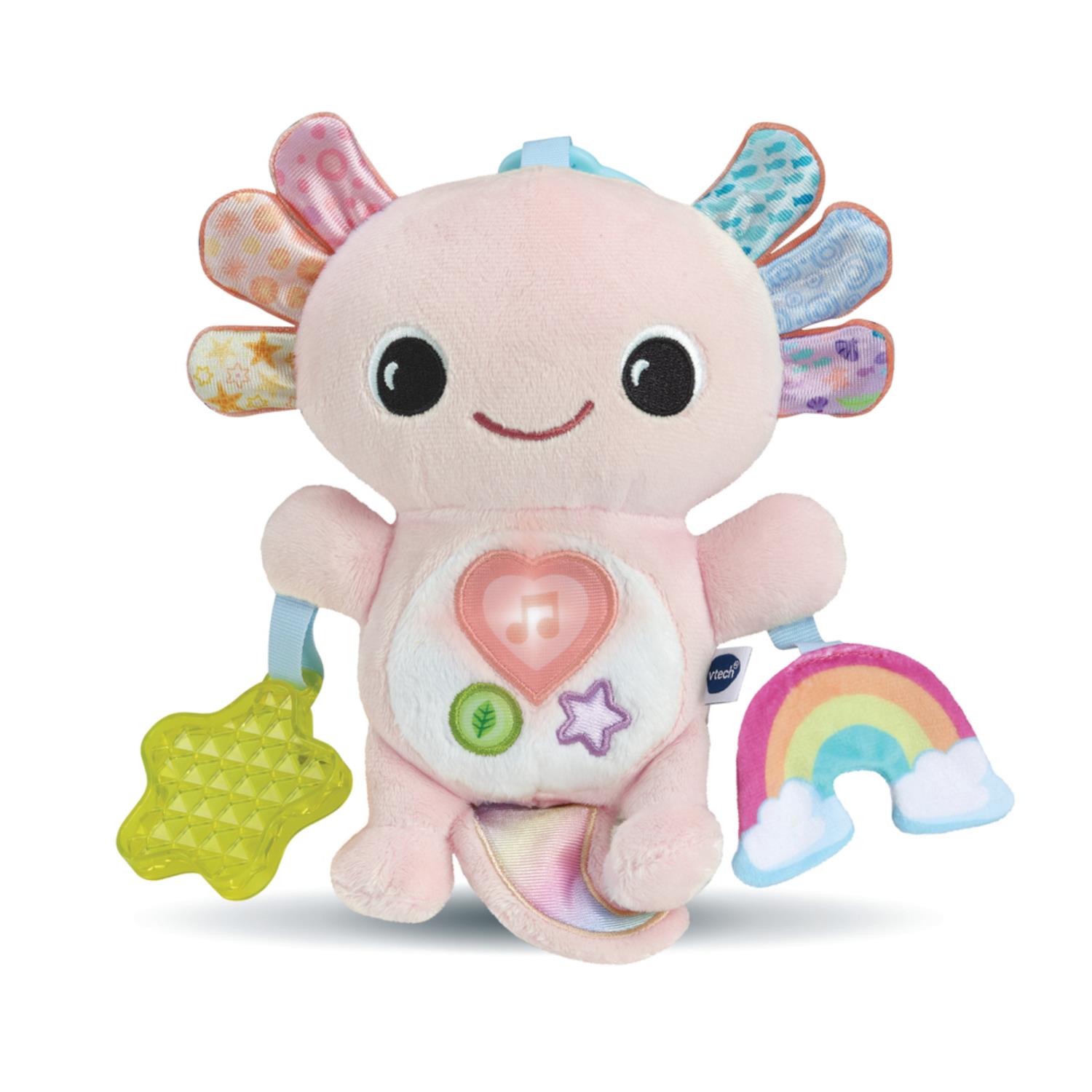 Peluche musicale Eliott bébé axolotl MULTICOLORE Vtech Baby