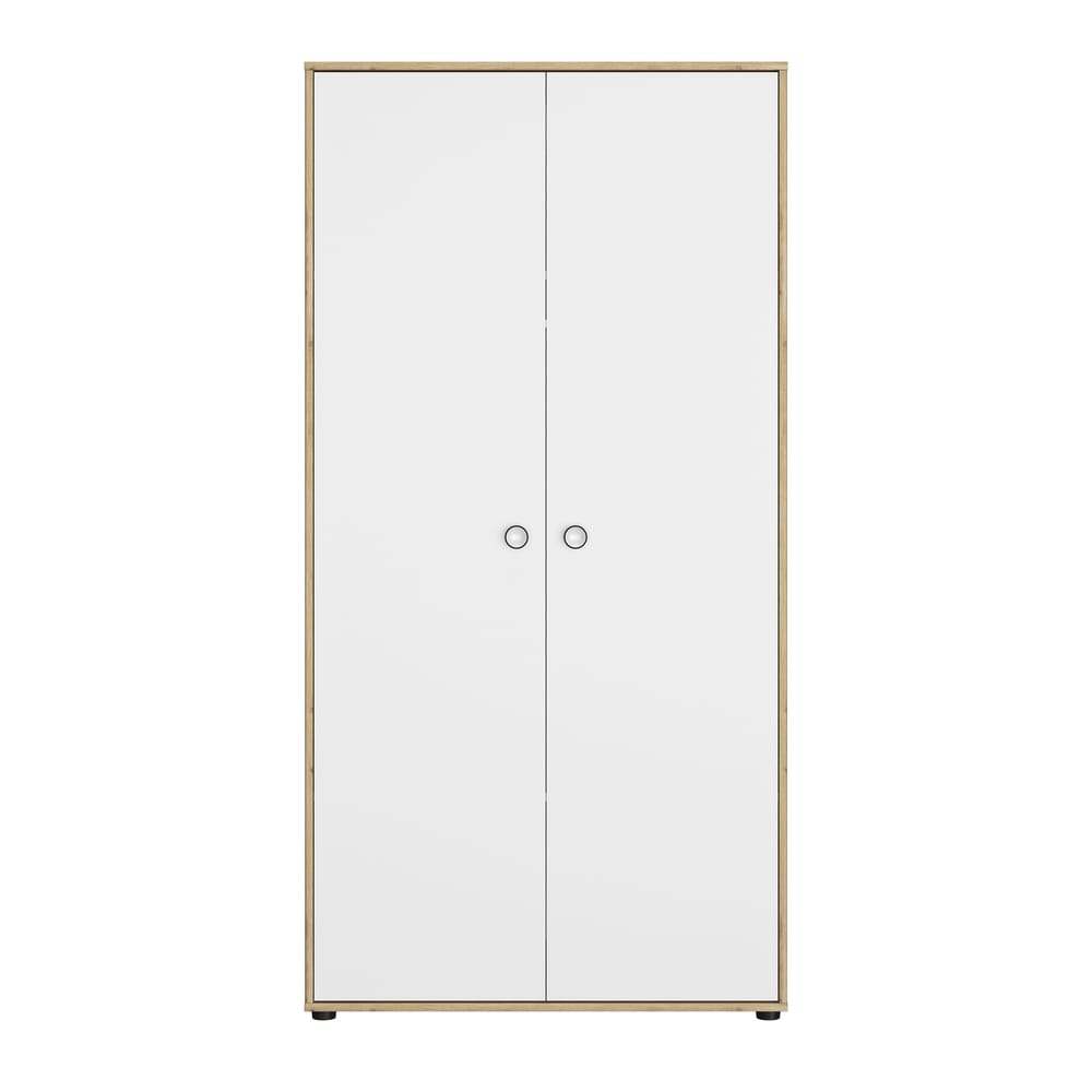 Armoire 2 portes Arthur BLANC Galipette