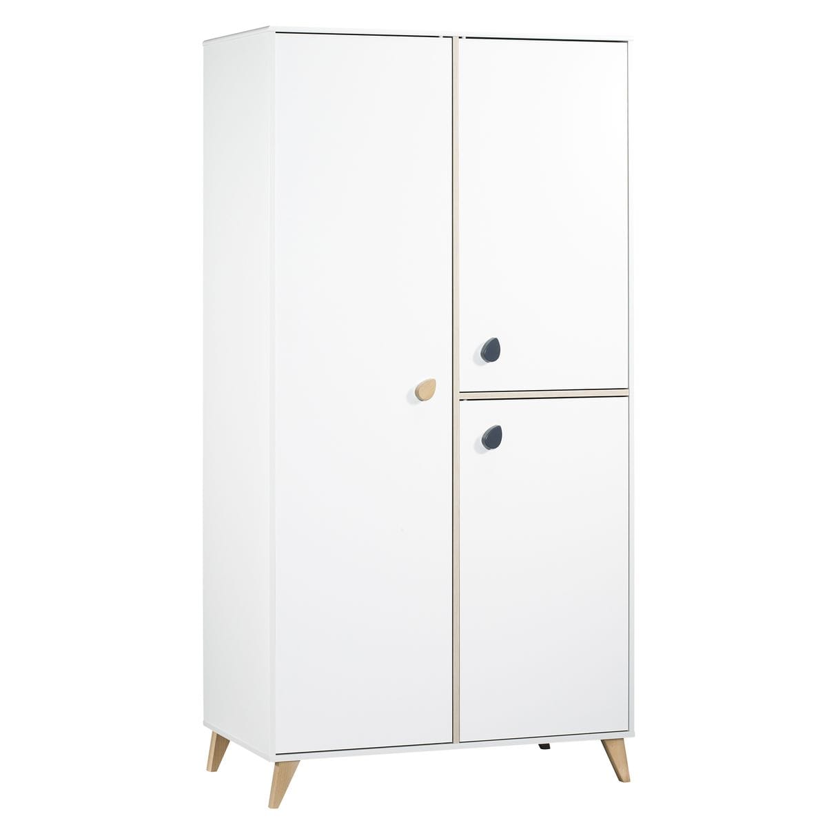 Armoire 3 portes Oslo BLANC Sauthon