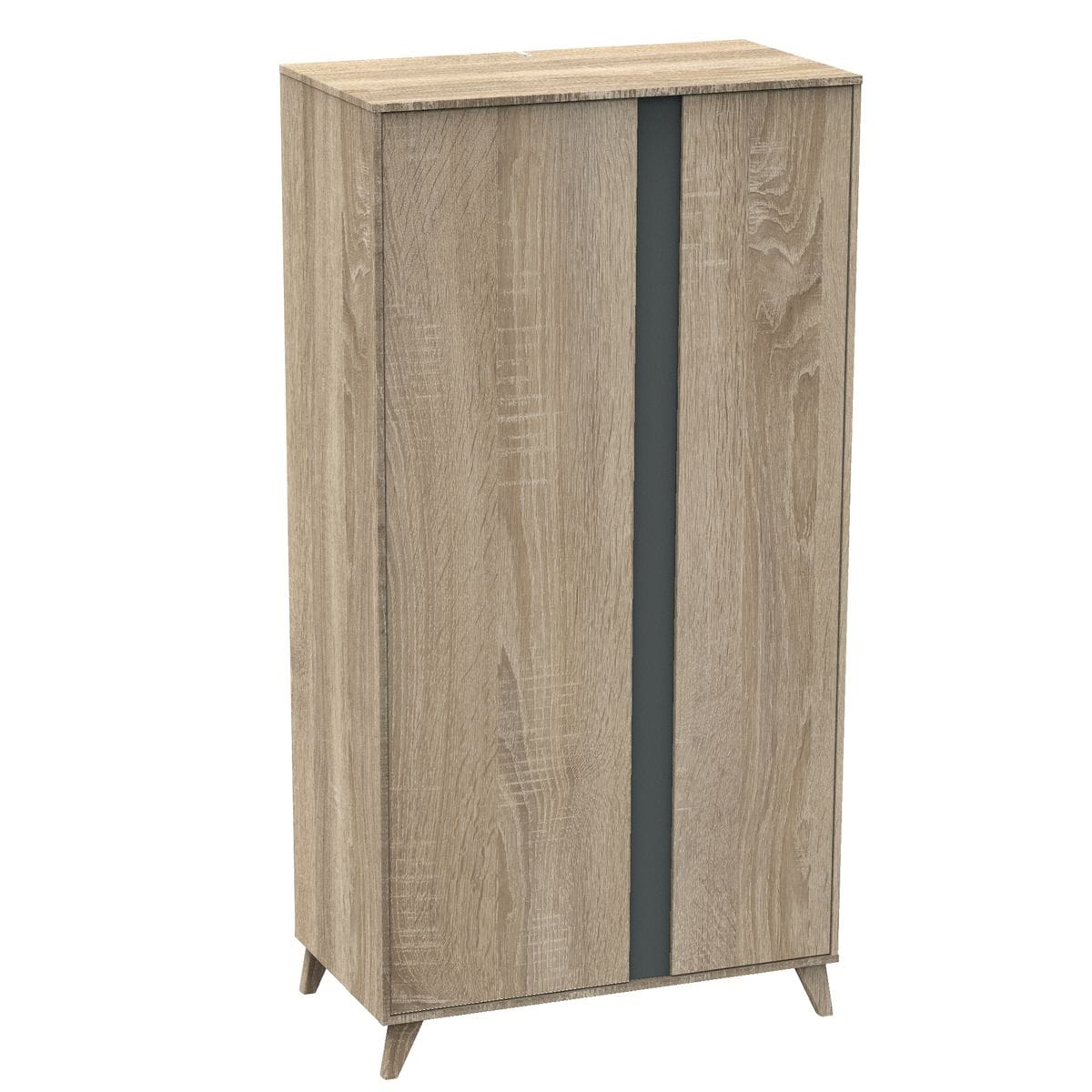 Armoire 2 portes Nova MARRON Sauthon