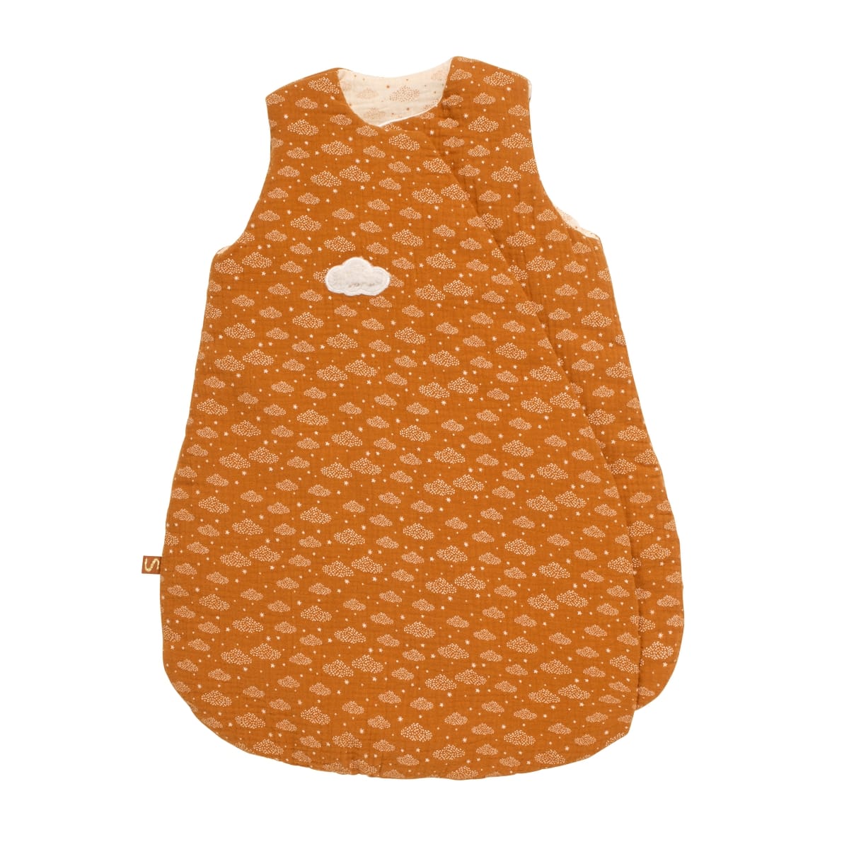 Gigoteuse naissance ouatine Orsino MARRON Sauthon