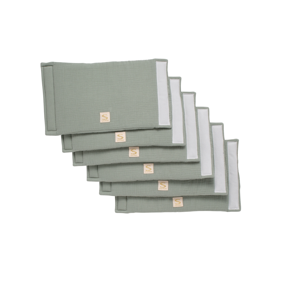 8 Protections de barreaux Uni Sauge VERT Sauthon