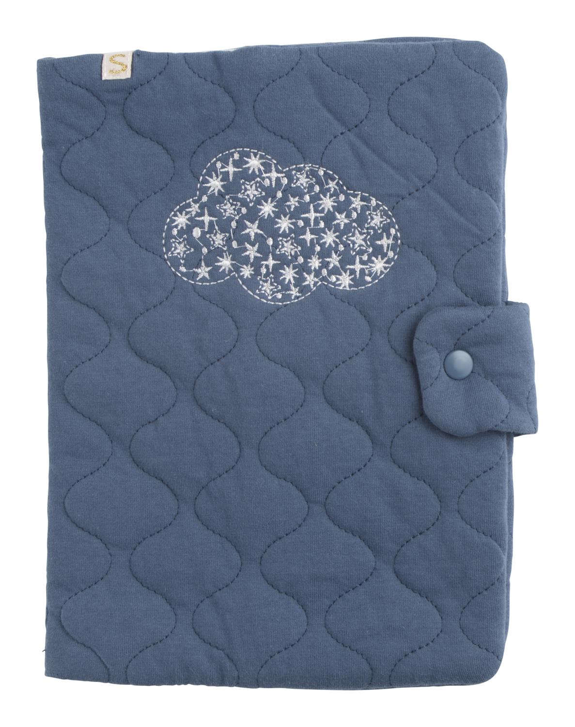 Protege Carnet de Santé Petit Nuage BLEU Sauthon