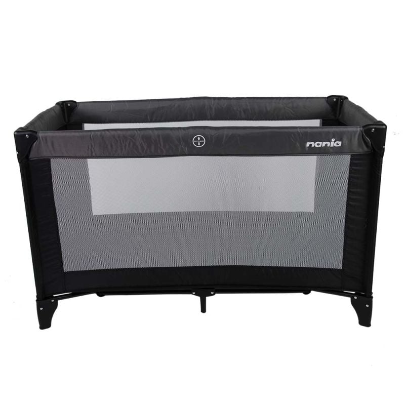 Lit pliant DUPLEX avec étage NOIR Nania