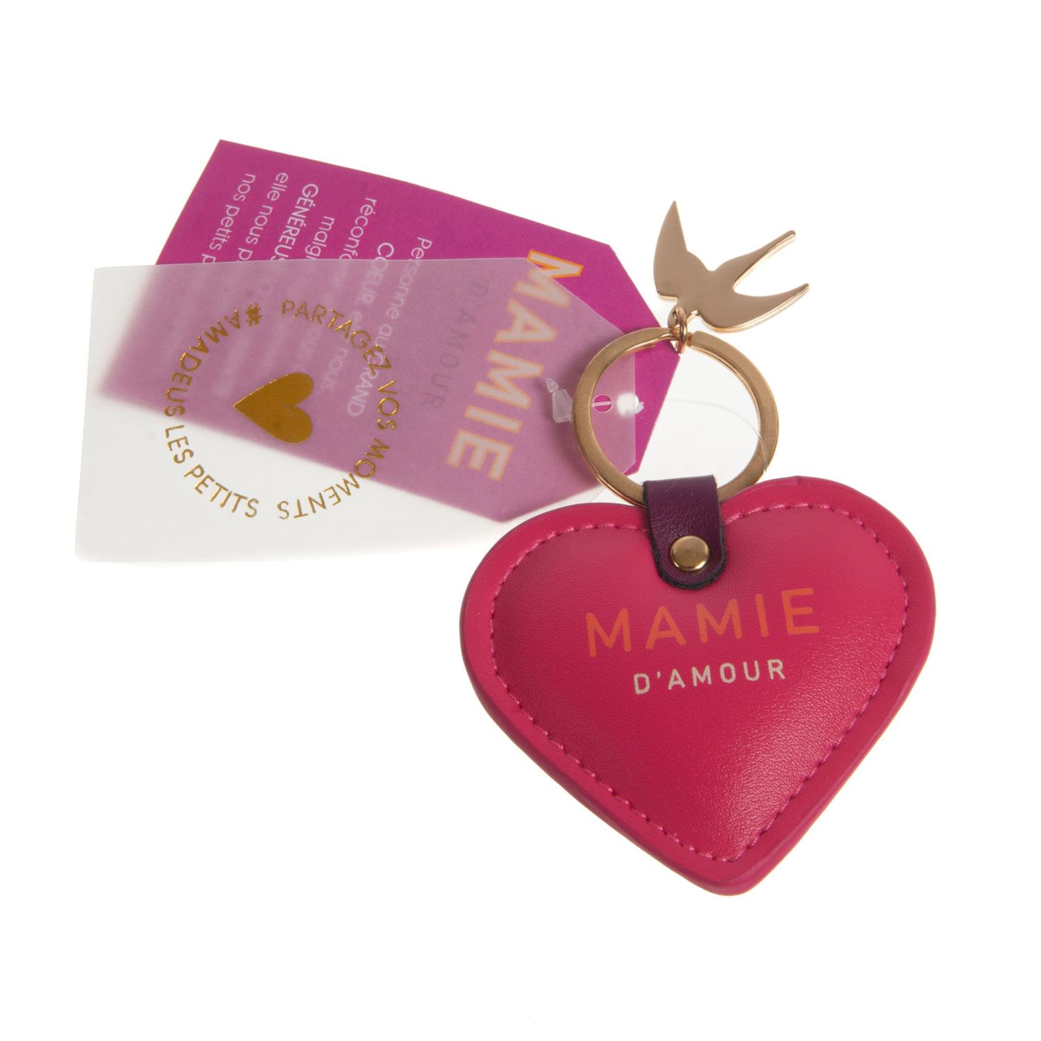 Porte Clés Mamie Sunny ROUGE Amadeus