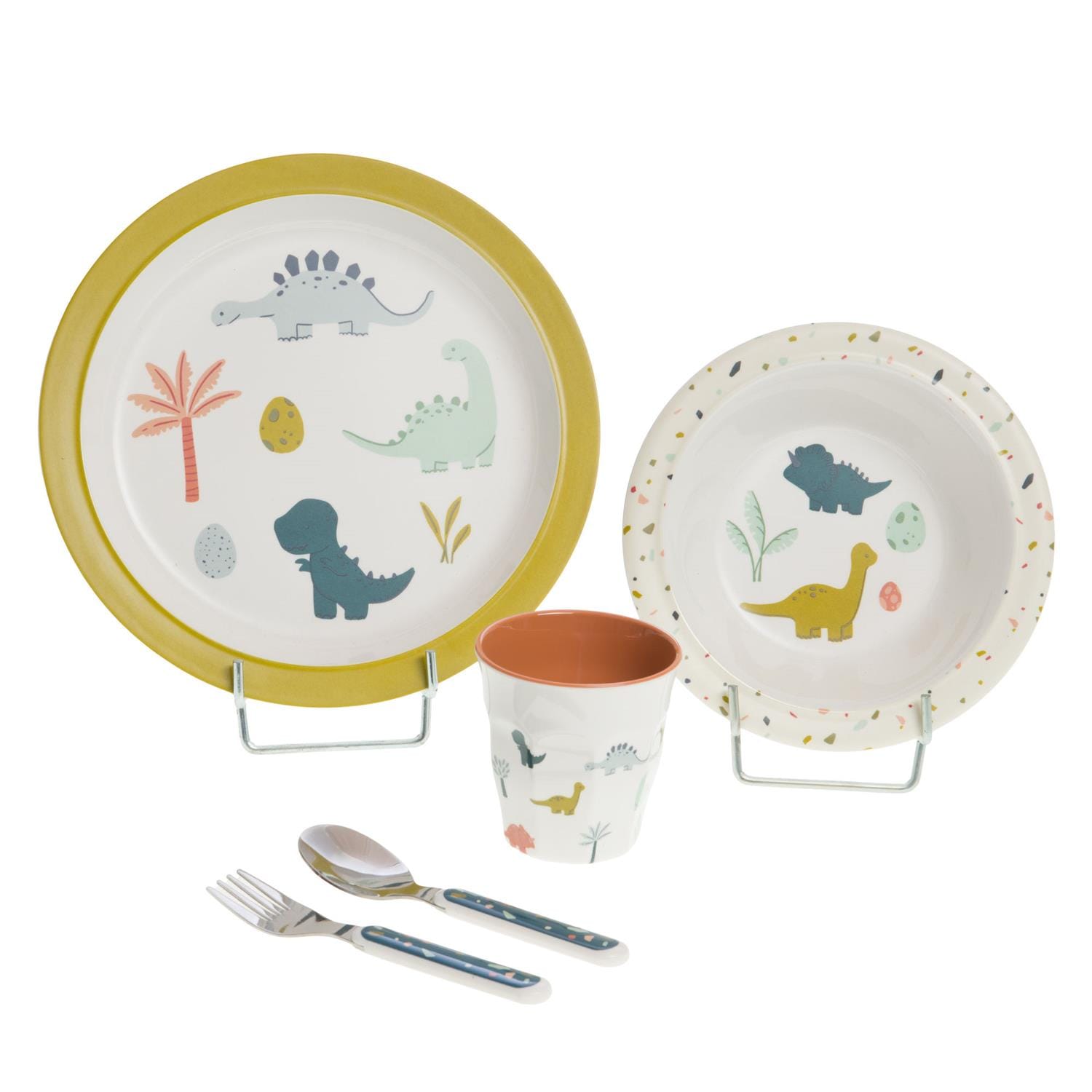 Coffret Déjeuner 5P Romeo Le Dino MULTICOLORE Amadeus