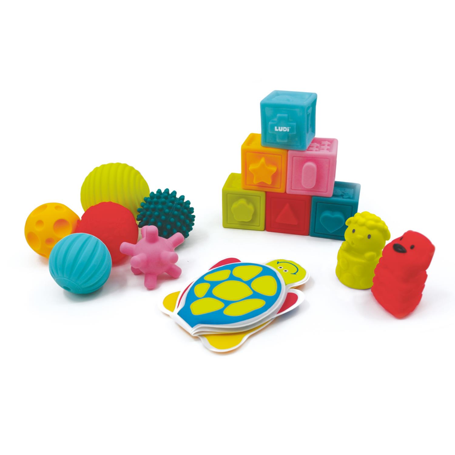 Coffret d'éveil sensoriel MULTICOLORE Ludi