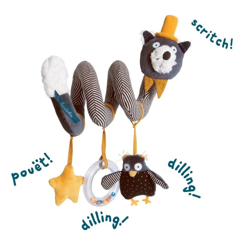 Spirale D'Activités Les Moustaches MULTICOLORE Moulin Roty