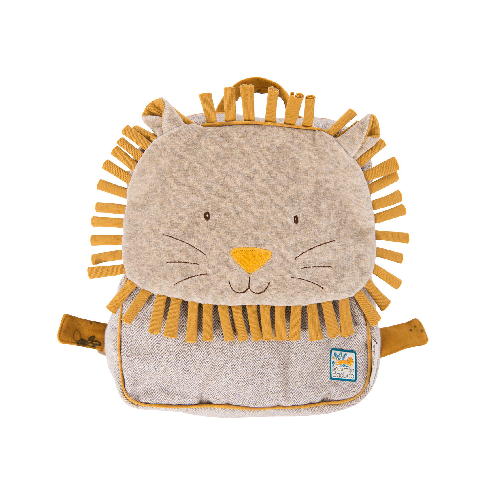 Sac À  Dos Lion Sous Mon Baobab MULTICOLORE Moulin Roty