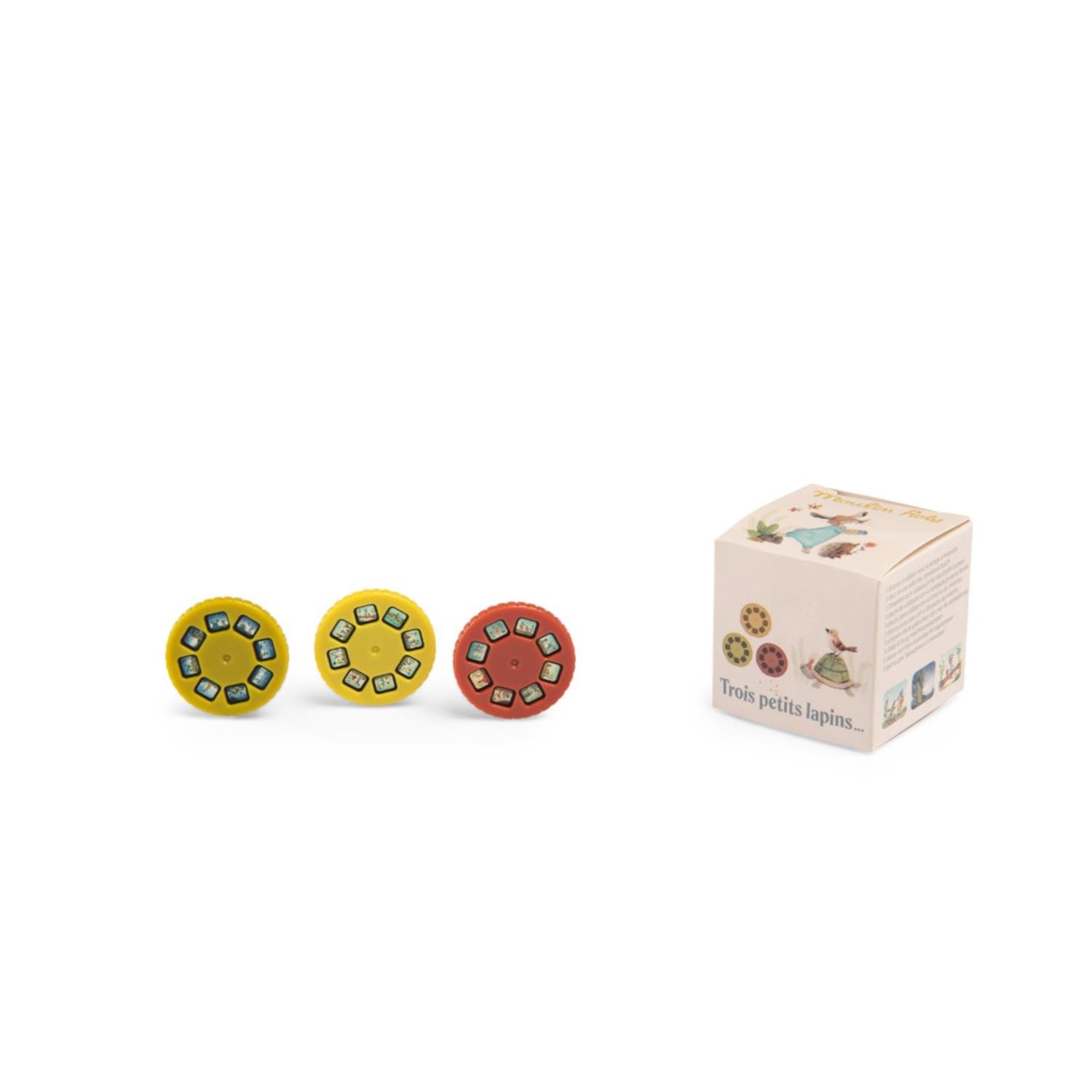 3 disques lampe rois petits lapins MULTICOLORE Moulin Roty