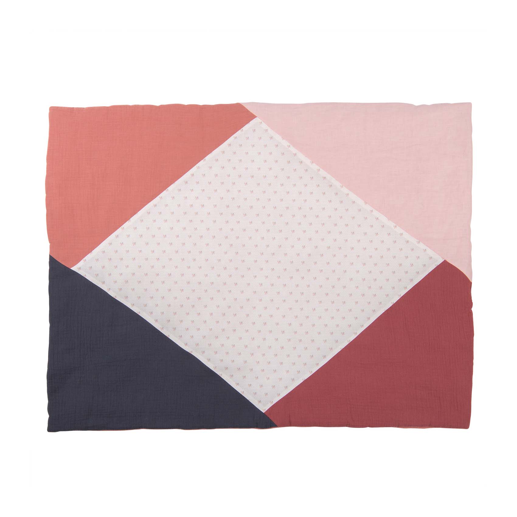 Plaid patchwork Après la pluie MULTICOLORE Moulin Roty