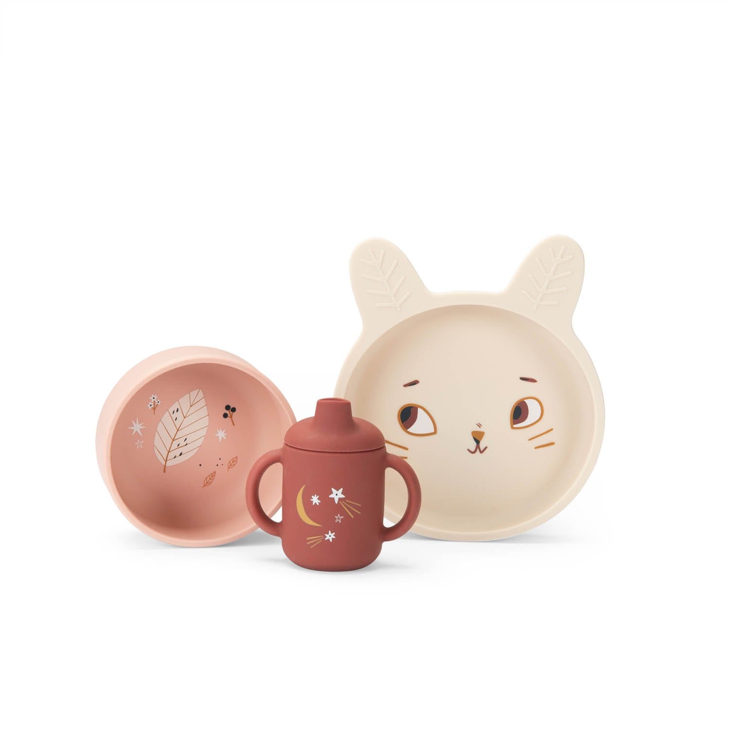 Set vaisselle silicone Après la pluie MULTICOLORE Moulin Roty