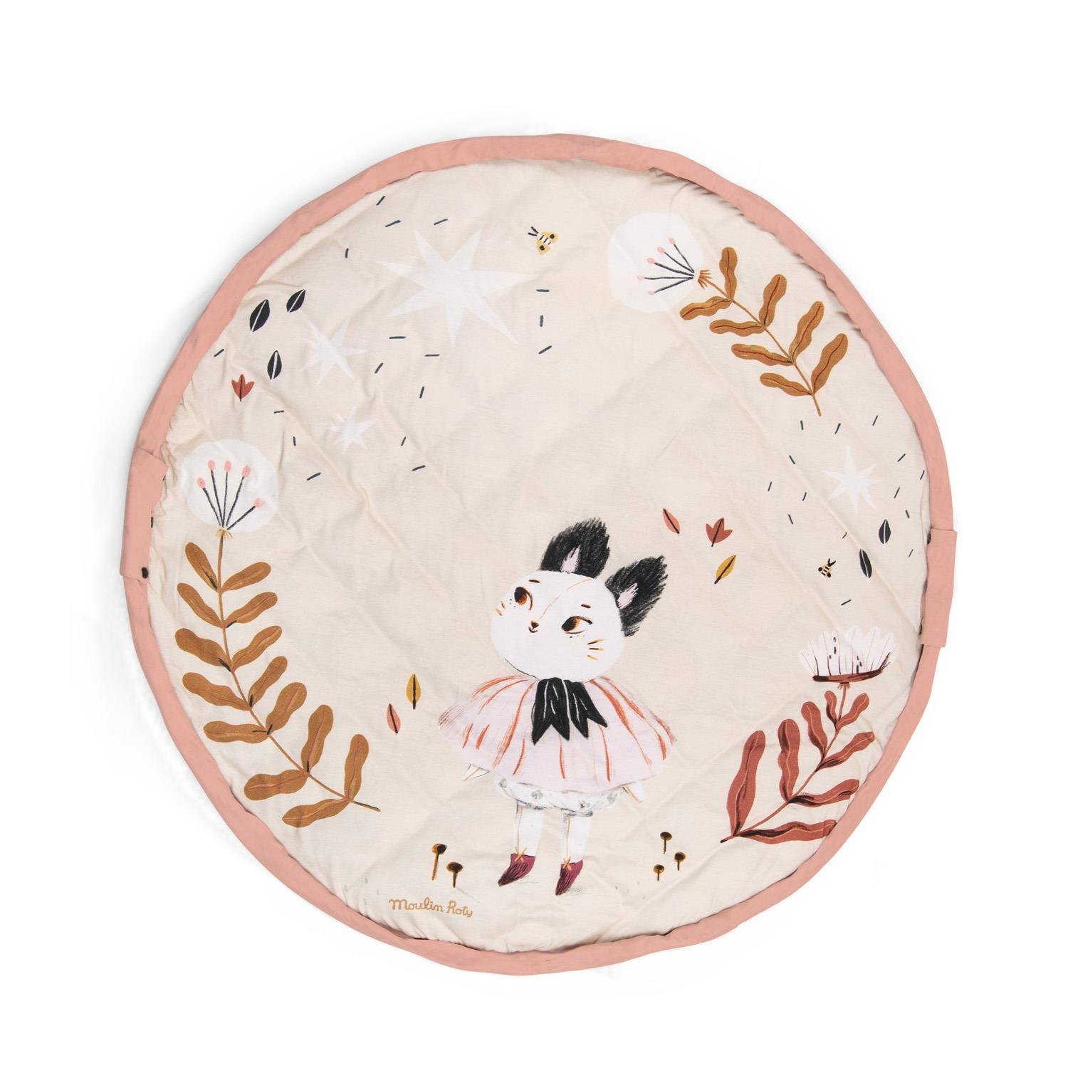 Tapis de jeu / sac de rangement Après la pluie MULTICOLORE Moulin Roty