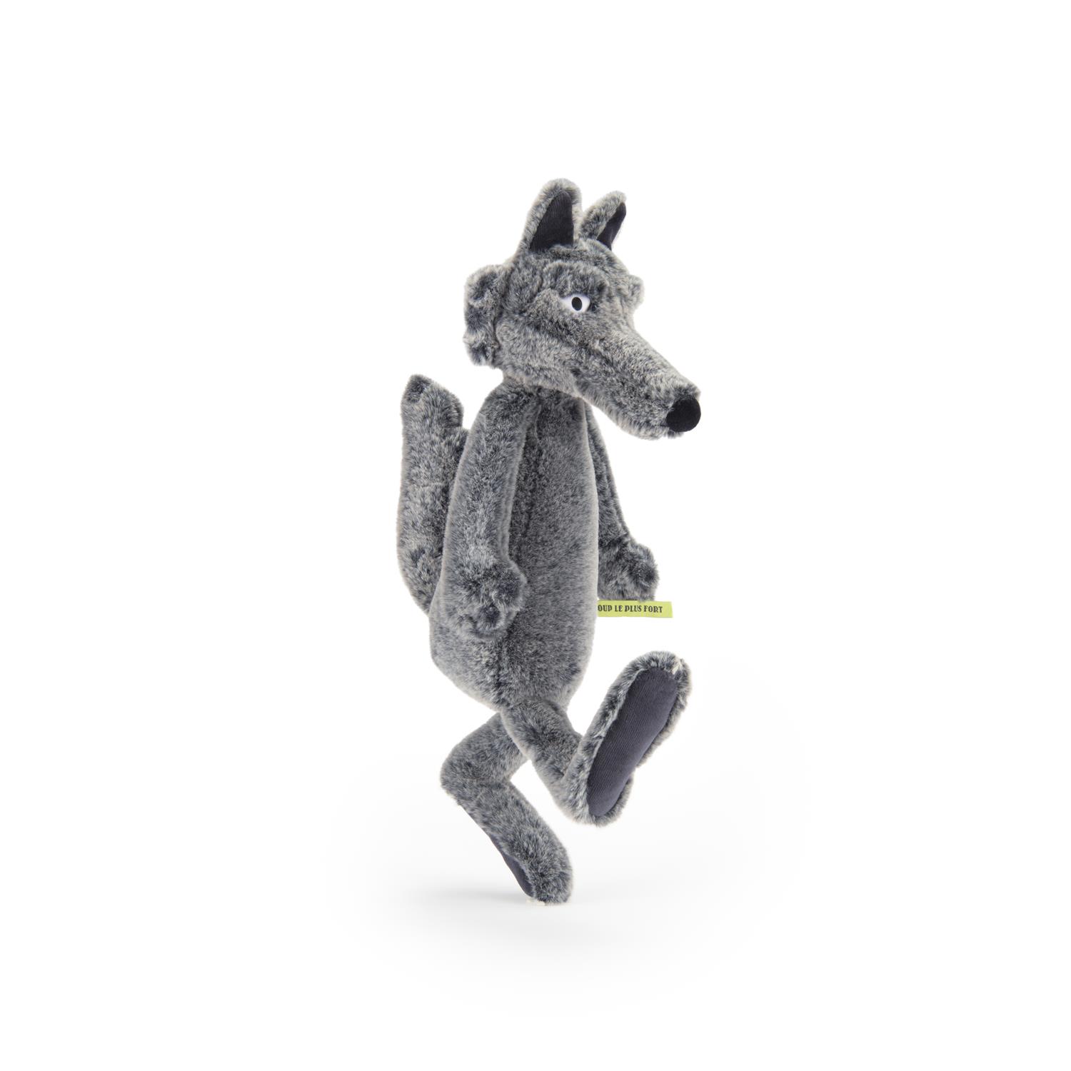 Peluche loup Ecole des loisirs GRIS Moulin Roty