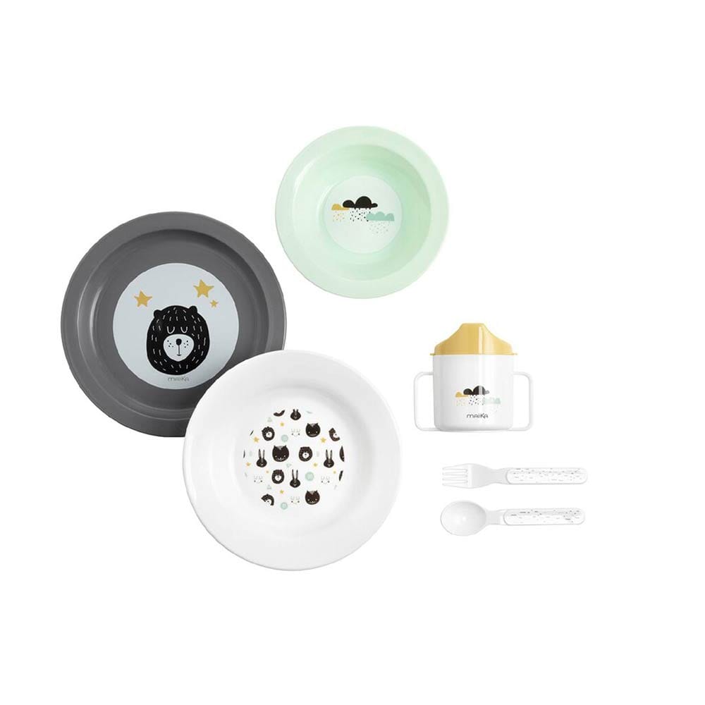 Coffret Repas Ours Nuage MULTICOLORE Maïka