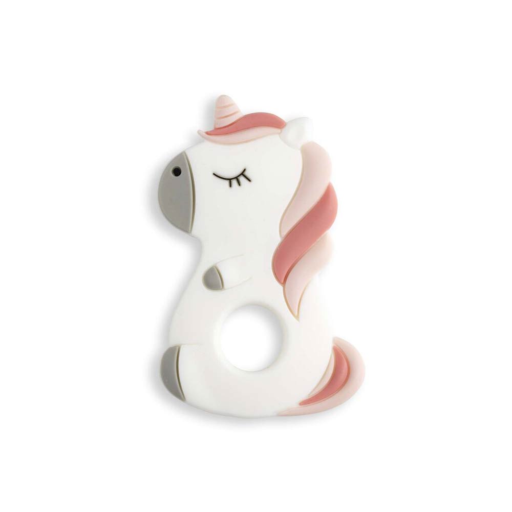 Anneau Dentition Sili Licorne BLANC Maïka