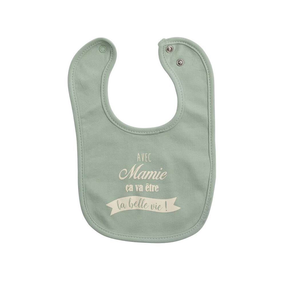 Bavoir annonce Mamie VERT Maïka