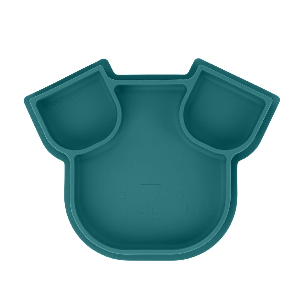 Assiette Isy en silicone VERT Babymoov