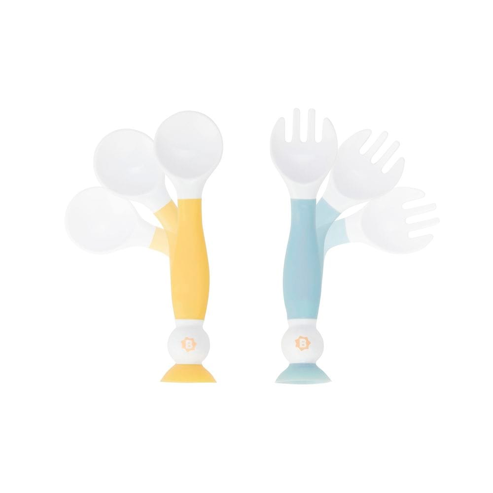 Couverts d'apprentissage flexibles MULTICOLORE Badabulle