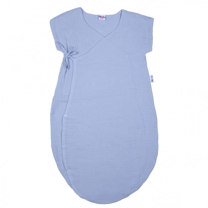Gigoteuse légère forme kimono double gaze BLEU BB&Co
