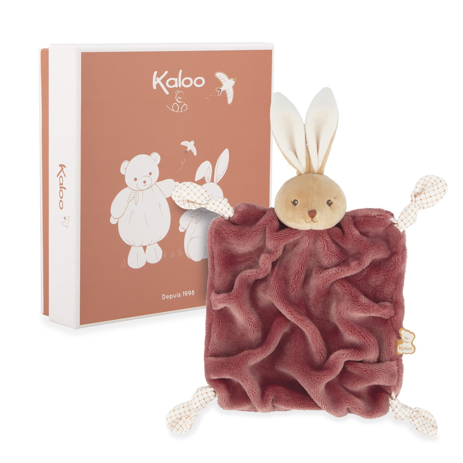 Doudou Lapin ROUGE Kaloo