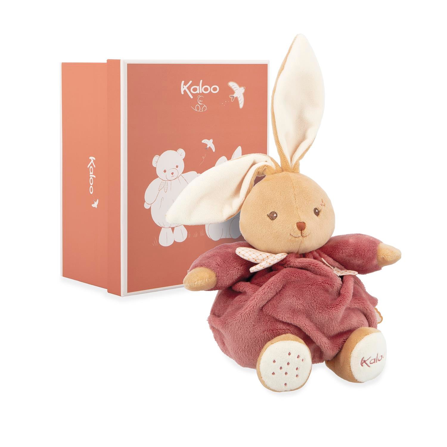 Peluche Patapouf Lapin ROUGE Kaloo
